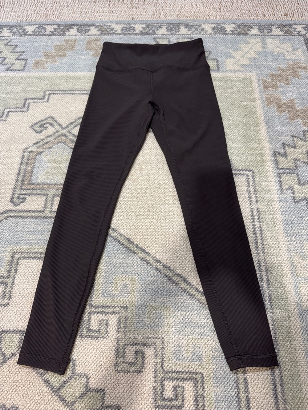 Athleta Elation Rib Tight. Brown. Size S